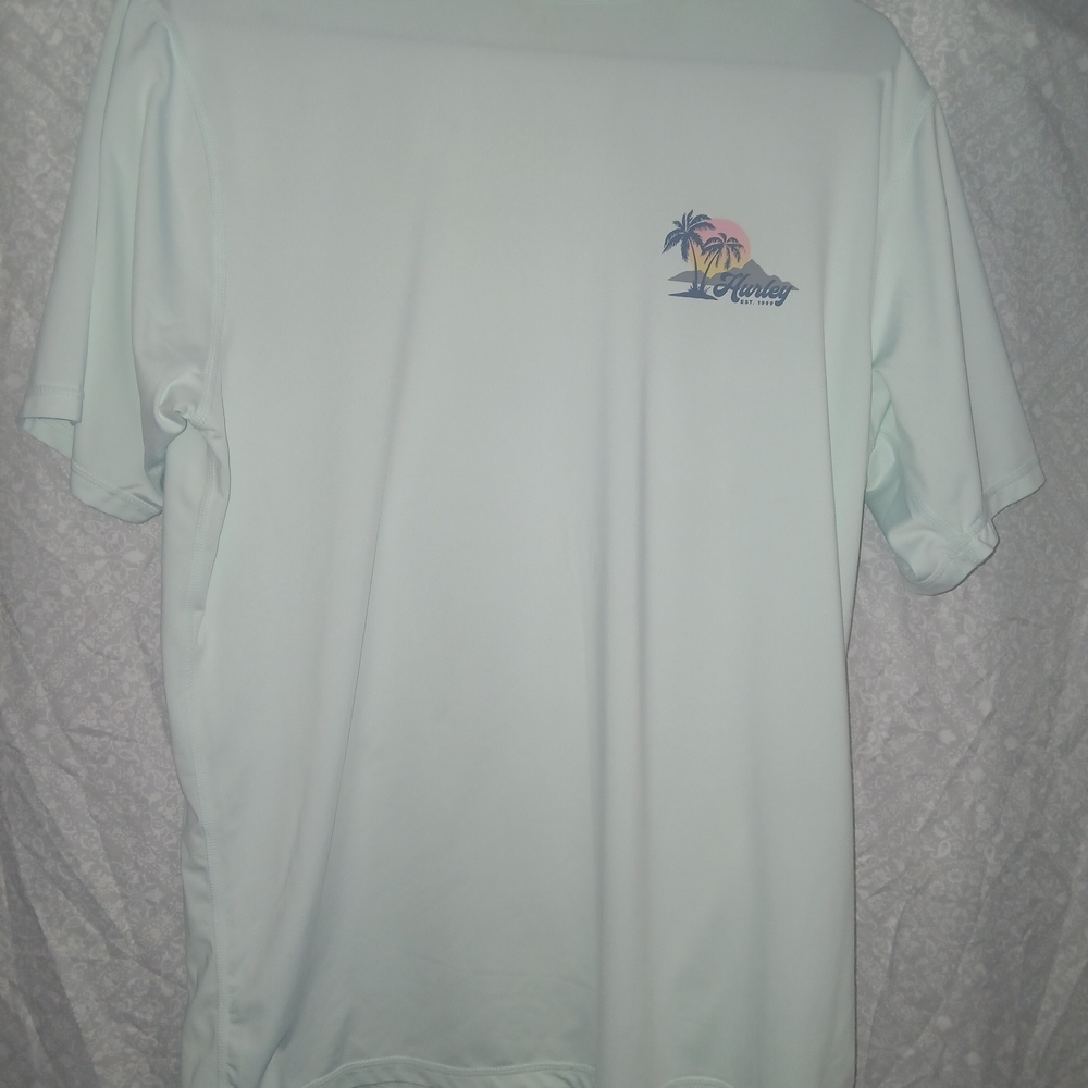 Hurley Light Blue Short Sleeve Tee